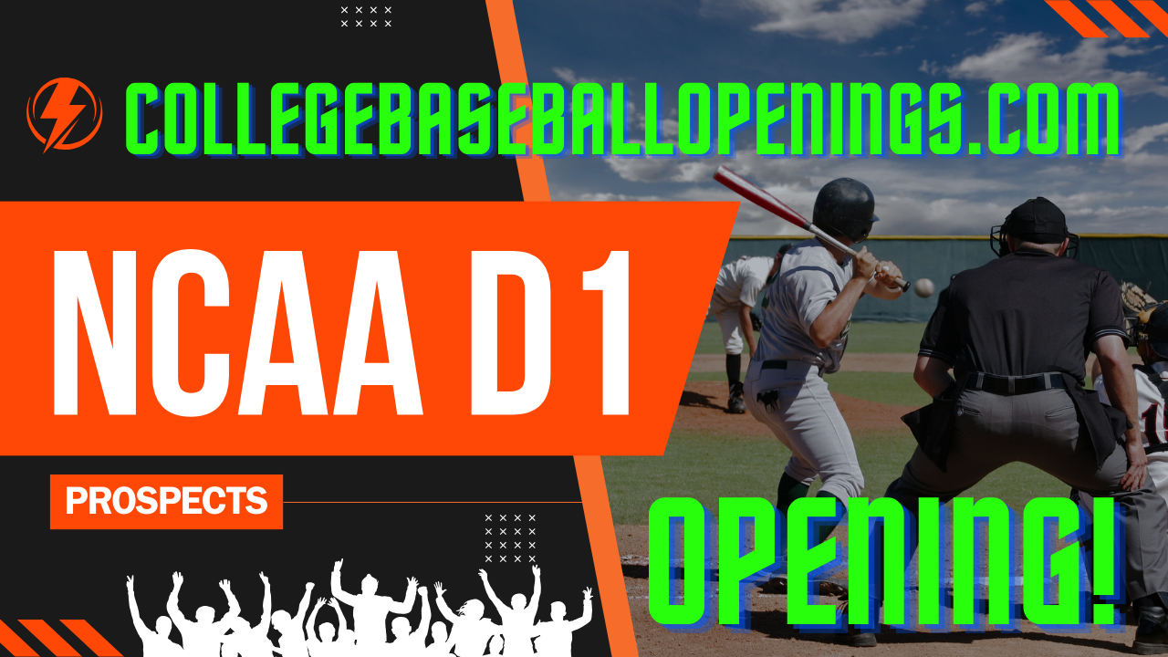 NCAA D1 Recruiting All Positions! 2025 College Baseball Openings