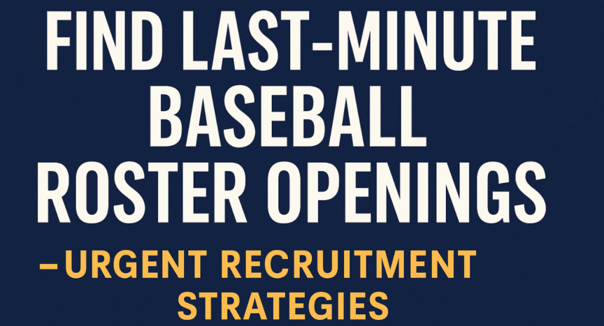 Find Open Roster Spots in College Baseball: A Resource Guide for Athletes