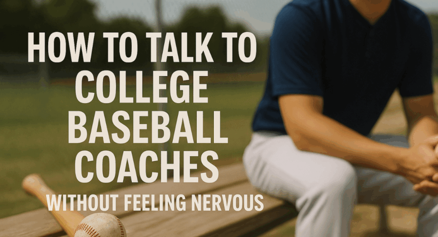 How to Talk to College Baseball Coaches Without Feeling Nervous