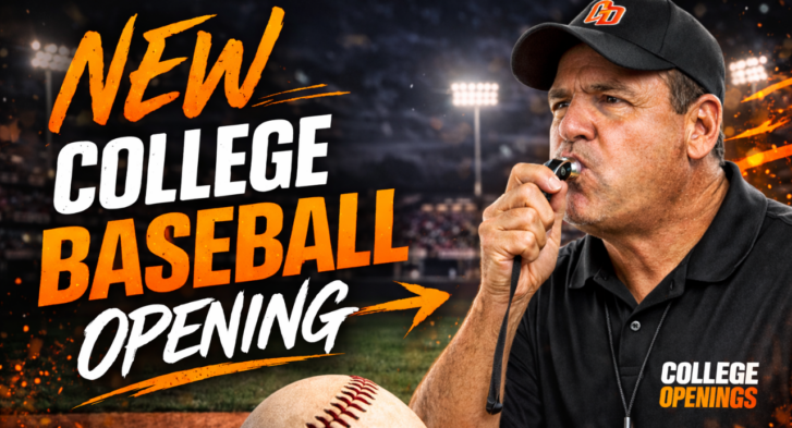 New College Baseball Opening 2 Coach O get recruited play college baseball