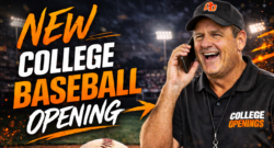New College Baseball Opening 4 Coach O get recruited play college baseball